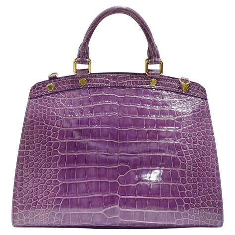 lv brea purple crocodile leather|Louis Vuitton Brea .